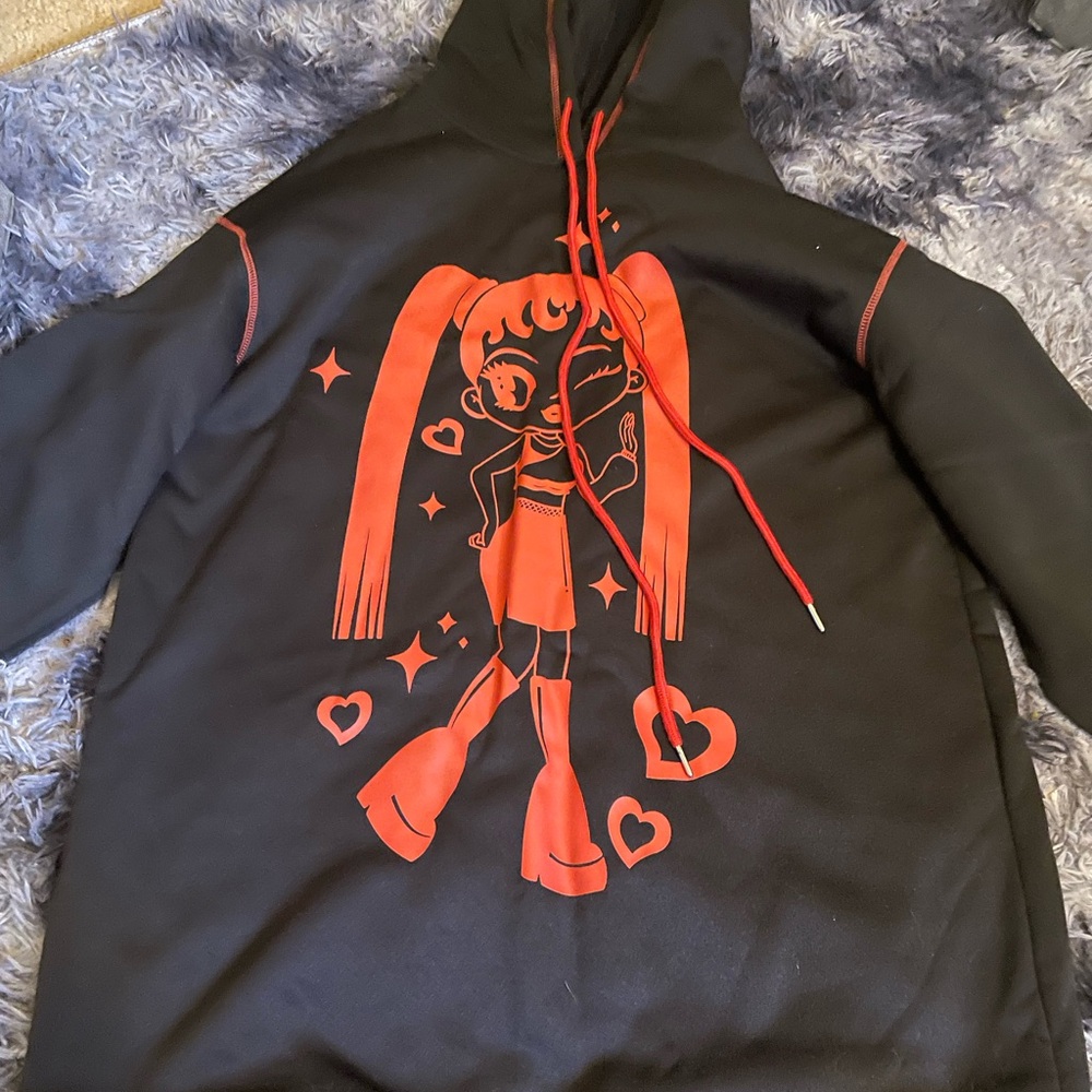 Black hoodie